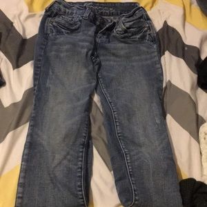 Delia’s light acid wash skinny jeans size 1/2